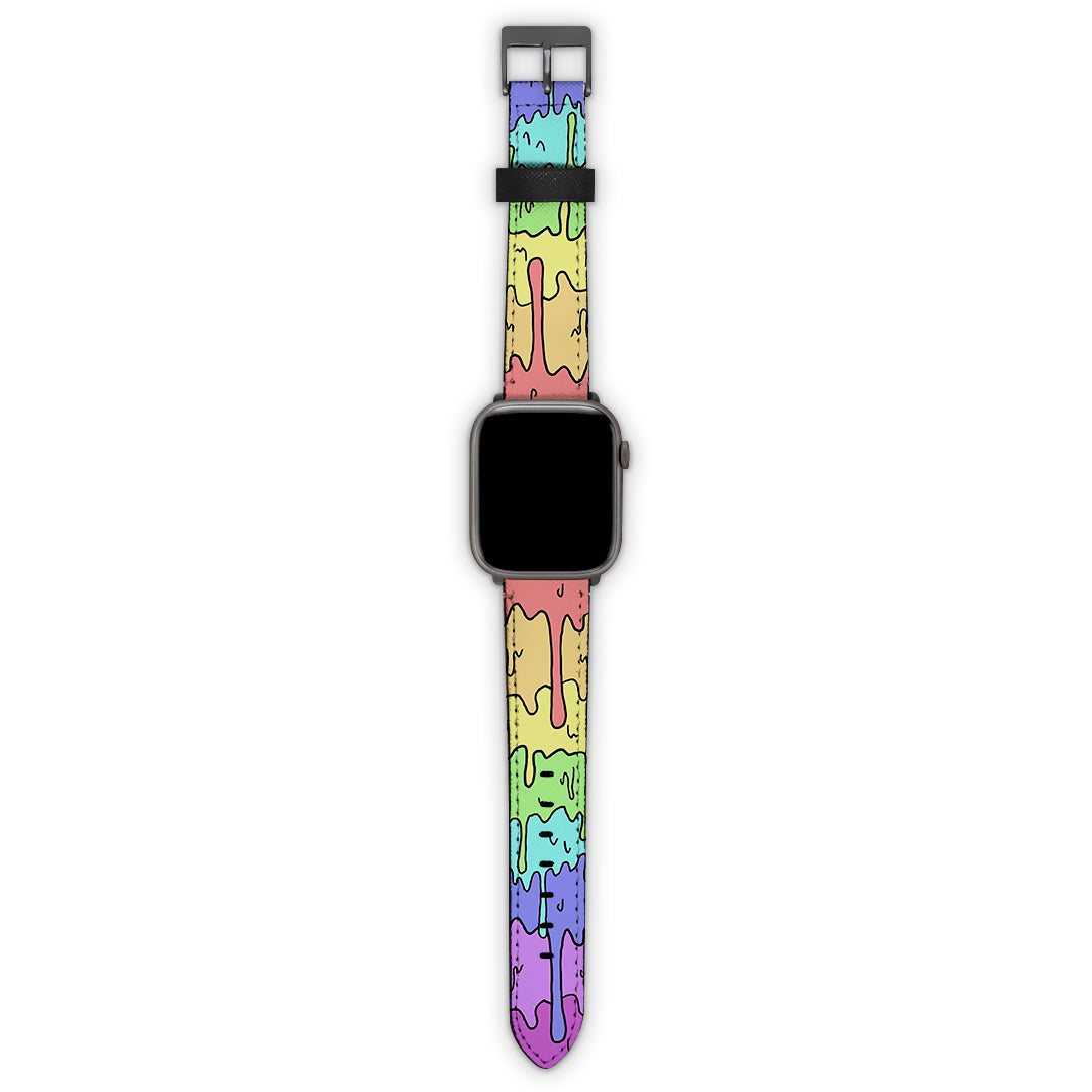 Λουράκι Smartwatch με χρώμα Melting Rainbow – Smartfits