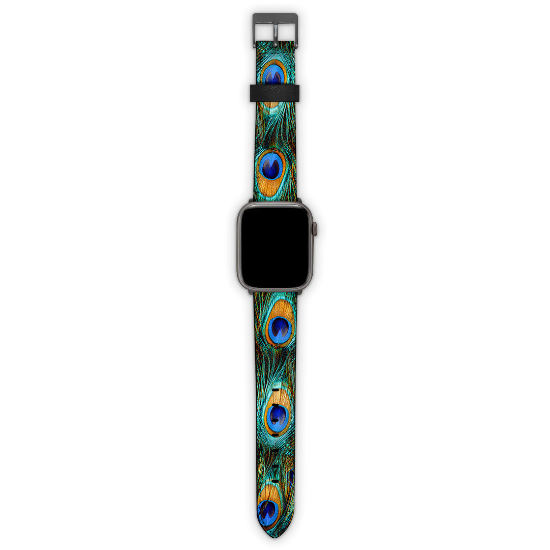 Λουράκι Smartwatch με χρώμα Real Peacock Feathers – Smartfits