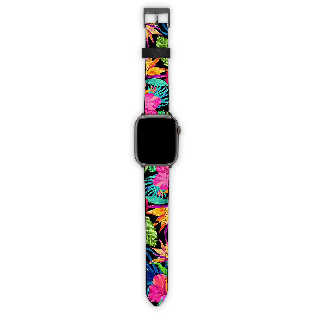 Λουράκι Smartwatch με χρώμα Tropical Flowers – Smartfits
