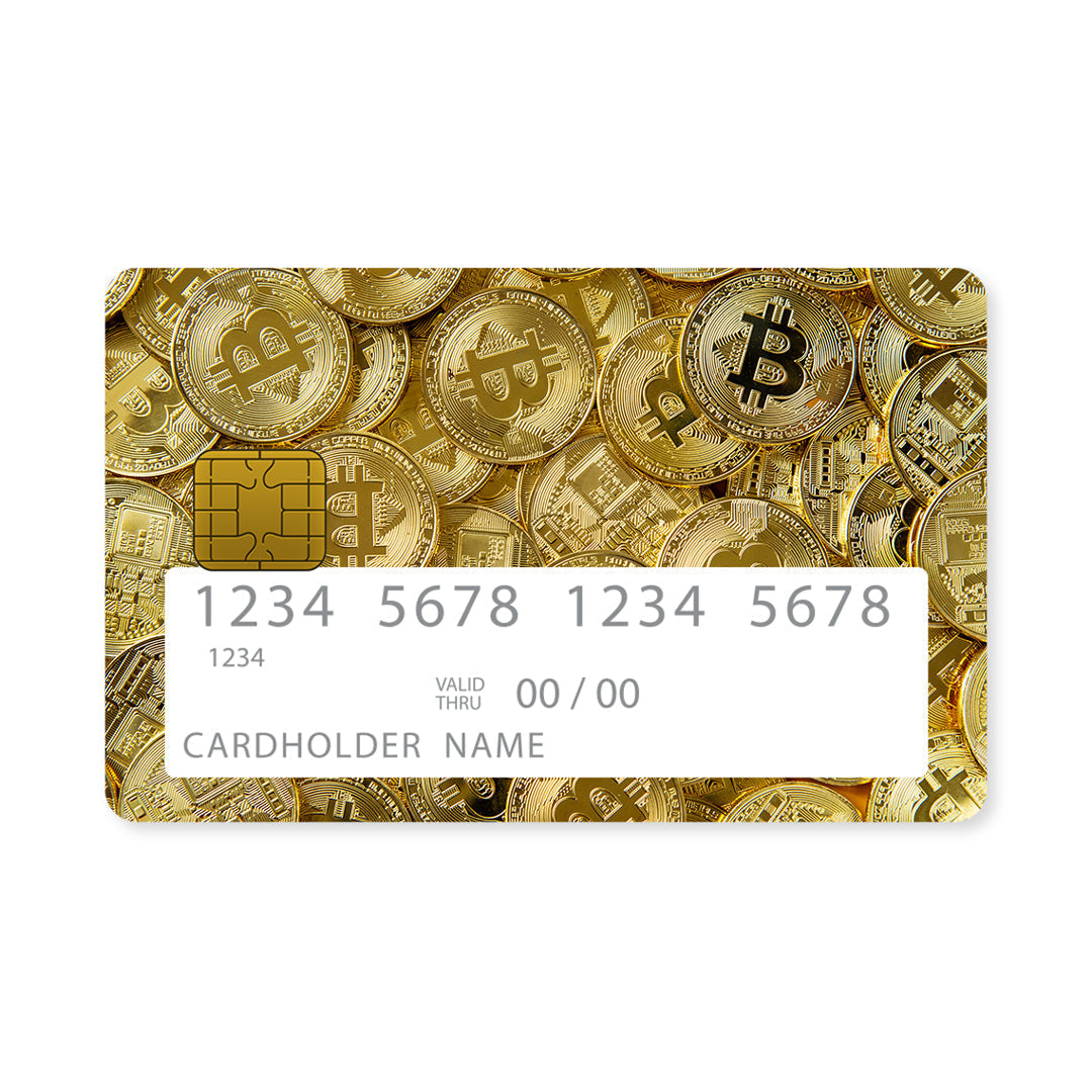 Bit Coins - Επικάλυψη Κάρτας