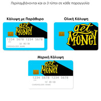 Thumbnail for Επικάλυψη Τραπεζικής Κάρτας σε σχέδιο Get Money Funny σε λευκό φόντο