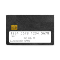 Thumbnail for Επικάλυψη Τραπεζικής Κάρτας σε σχέδιο Color Black Slate σε λευκό φόντο