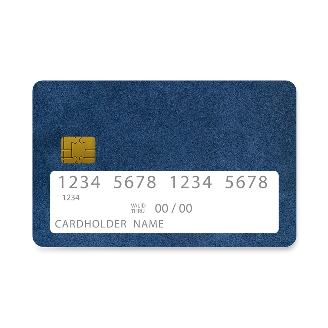 Επικάλυψη Τραπεζικής Κάρτας σε σχέδιο Denim Color σε λευκό φόντο