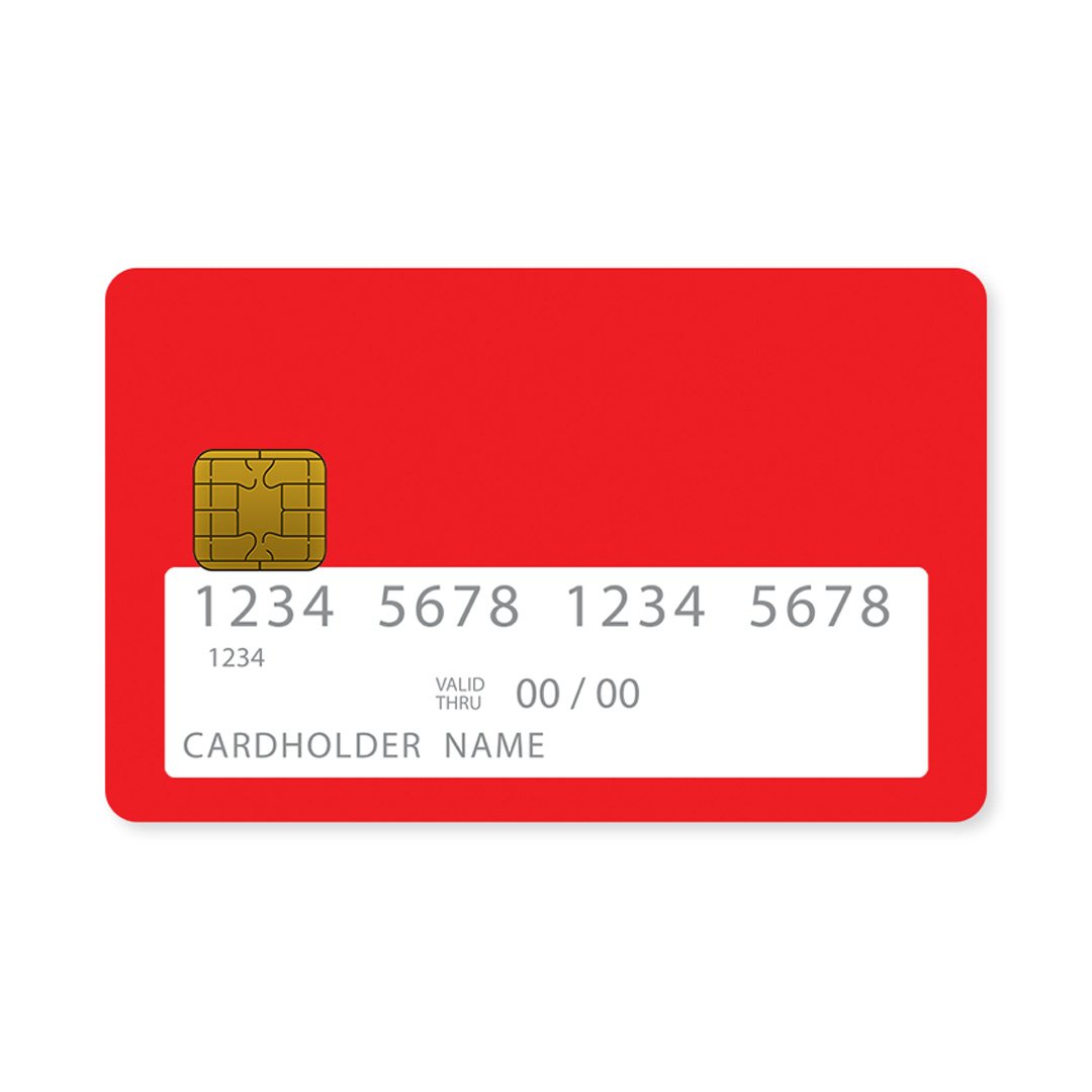 Red Color - Card Overlay