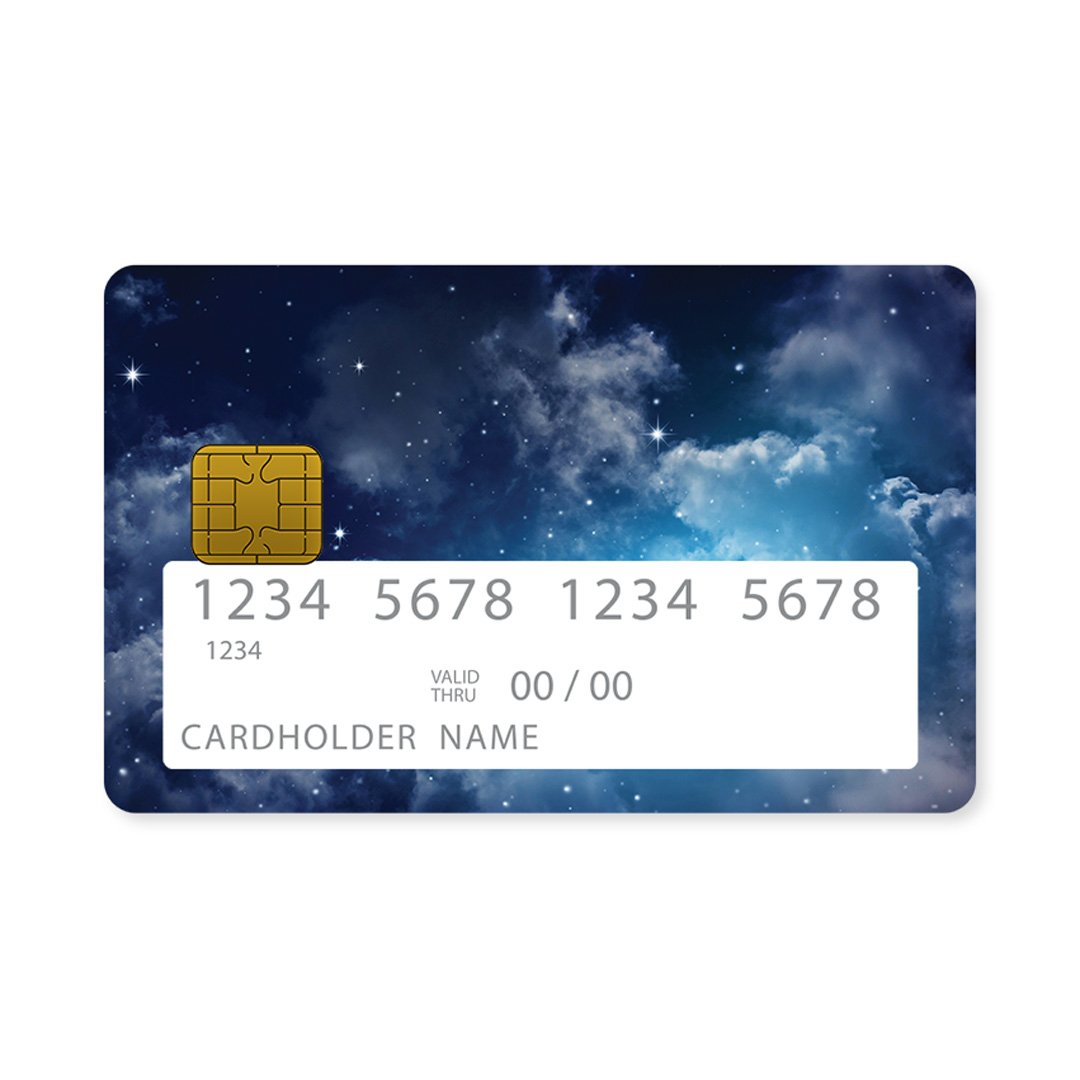 Galaxy Blue Sky - Card Card