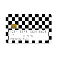 Thumbnail for Επικάλυψη Τραπεζικής Κάρτας σε σχέδιο Squares Geometric σε λευκό φόντο