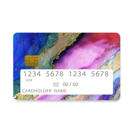 Bank Card Skin with  Luxury Marble design