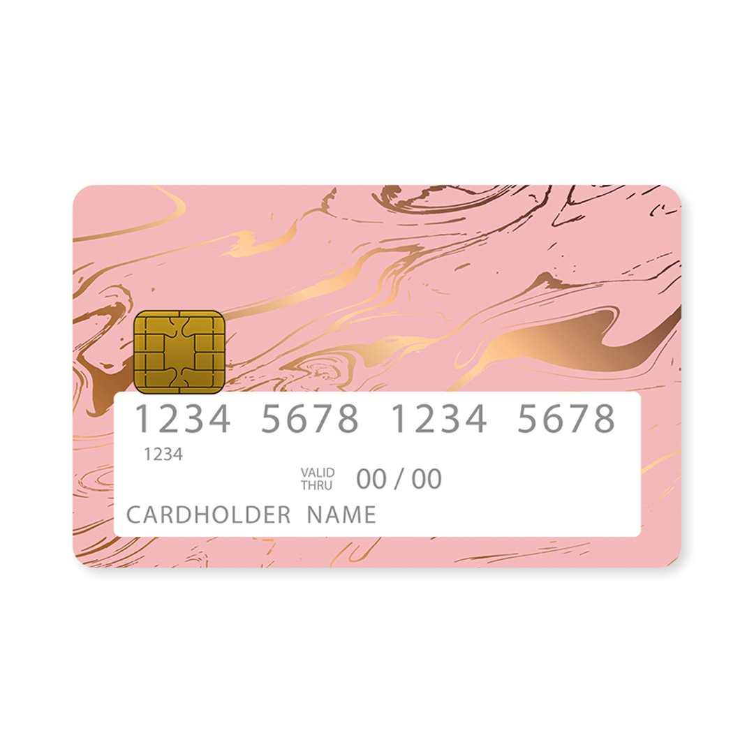 Marble Rosegold - Card Overlay