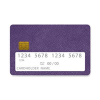 Thumbnail for Bank Card Skin with  Purple Leather design