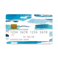 Thumbnail for Bank Card Skin with  Shades Of Blue design