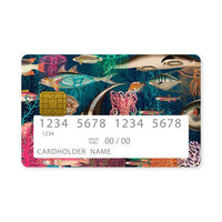 Thumbnail for Επικάλυψη Τραπεζικής Κάρτας σε σχέδιο Underwater Life σε λευκό φόντο