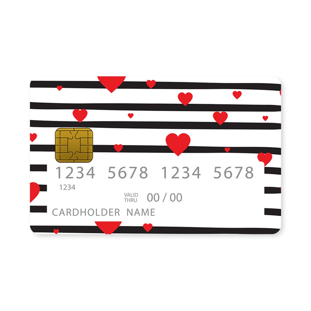 Valentine Stripes - Card Overlay