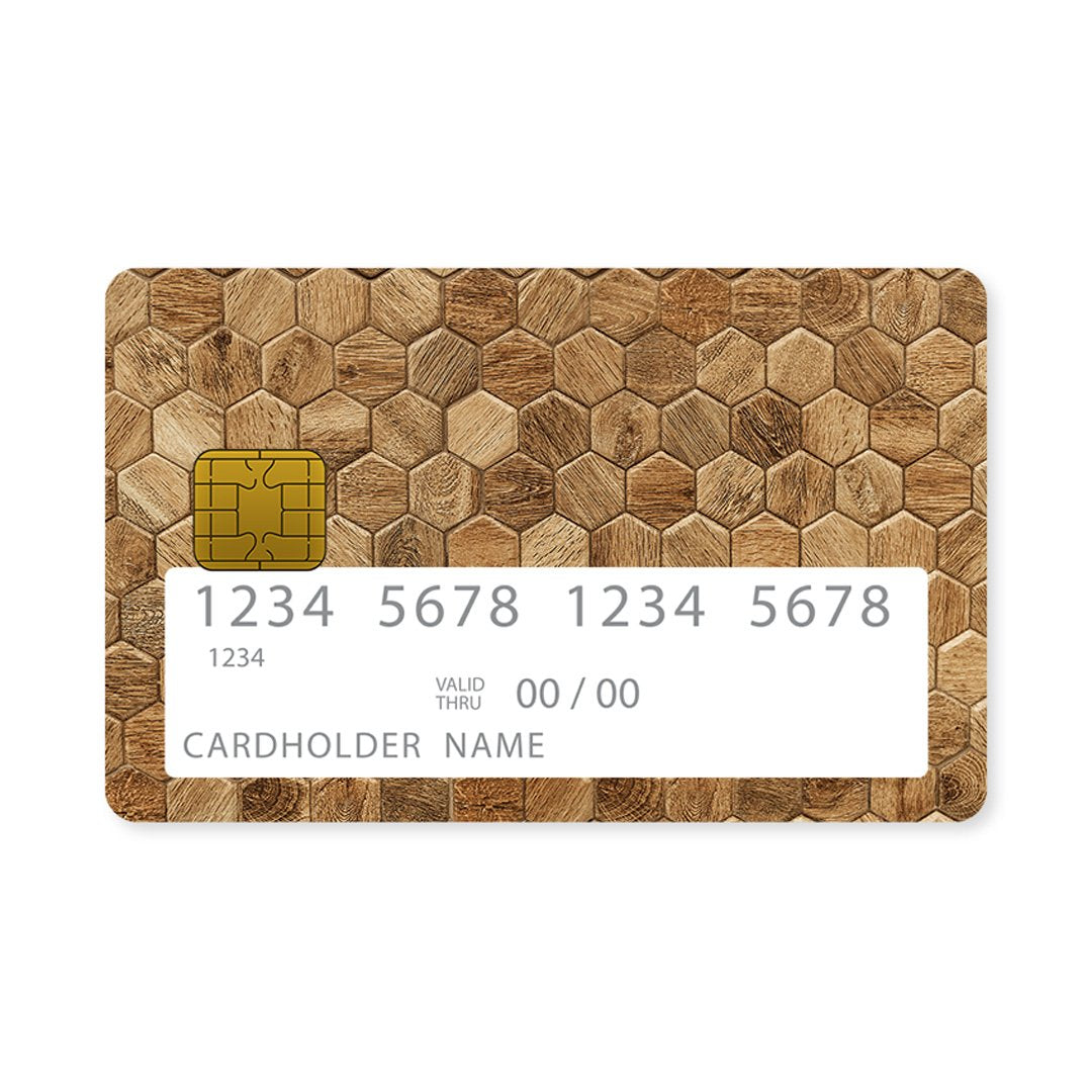 Hexagon Wood - Card Card