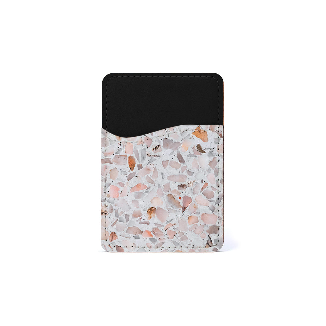 Αυτοκόλλητη Θήκη Καρτών με χρώμα Marble Terrazzo – Smartfits