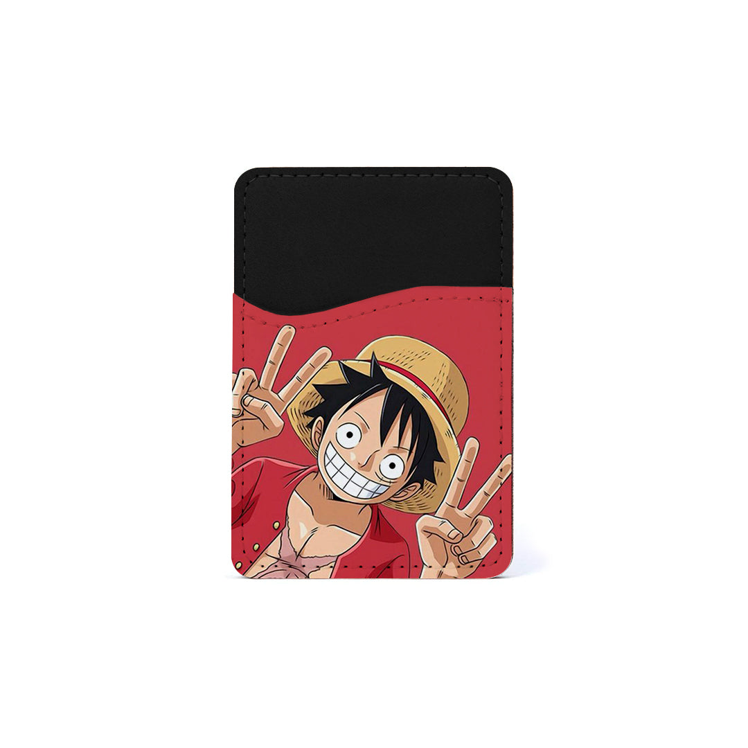 Αυτοκόλλητη Θήκη Καρτών με χρώμα Pirate Luffy – Smartfits