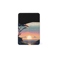 Thumbnail for Αυτοκόλλητη Θήκη Καρτών με χρώμα Pixel Sunset – Smartfits