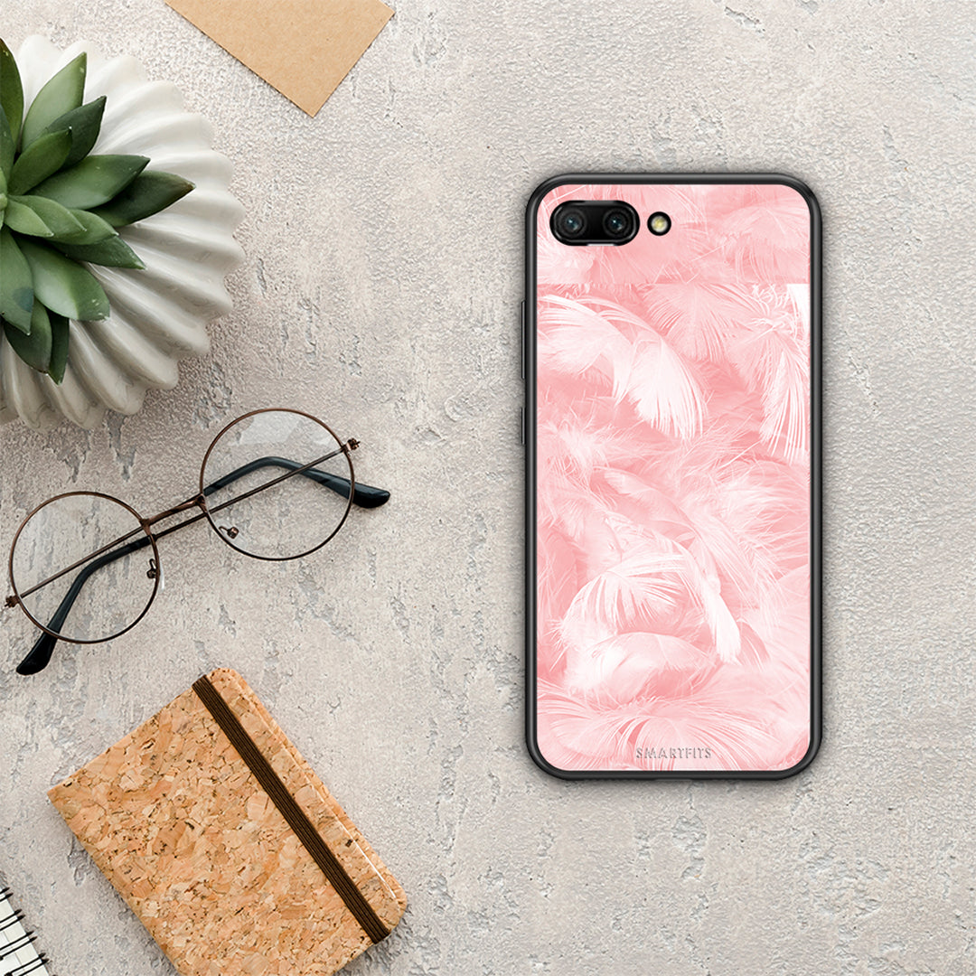 Boho Pink Feather - Honor 10 case