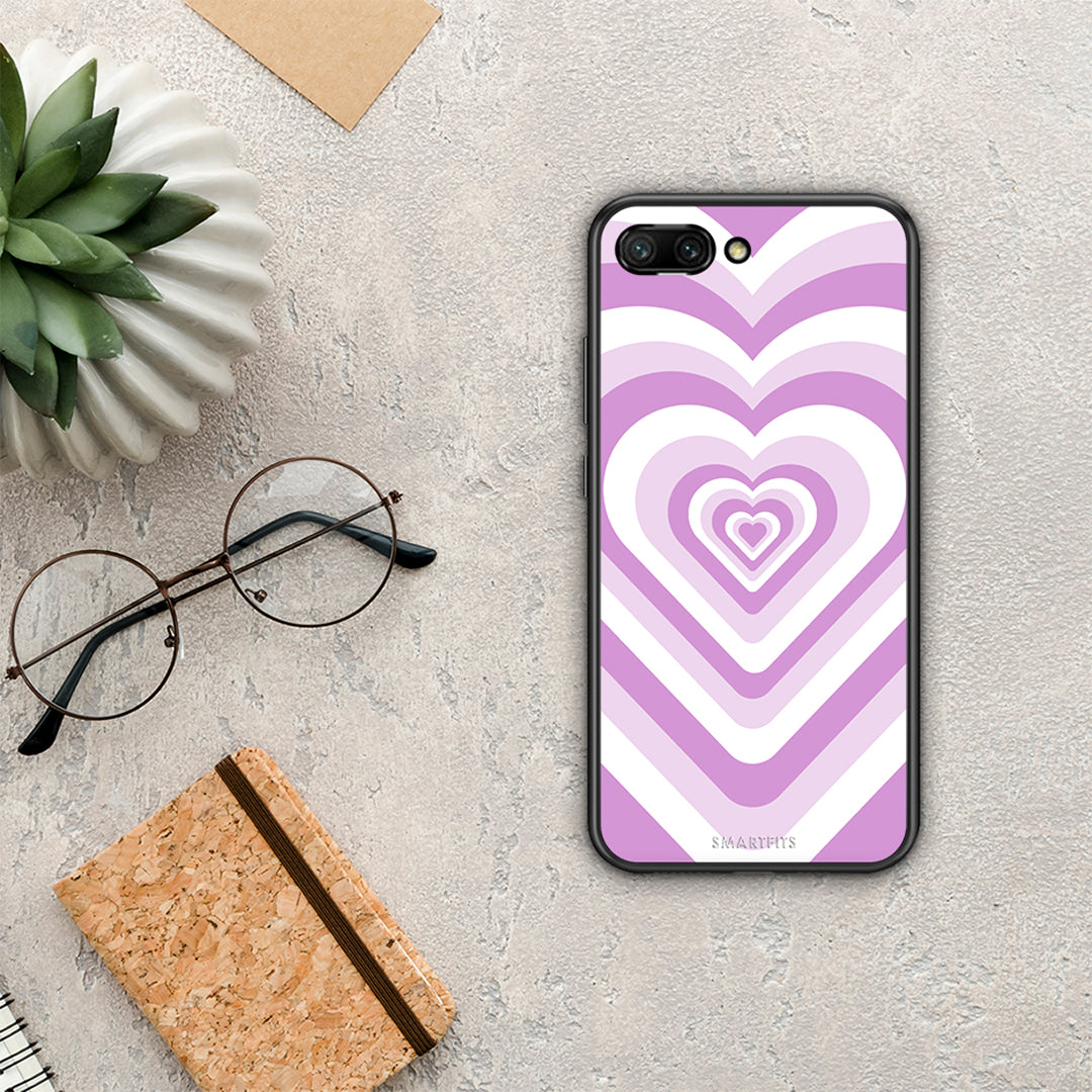 Lilac Hearts - Honor 10 case