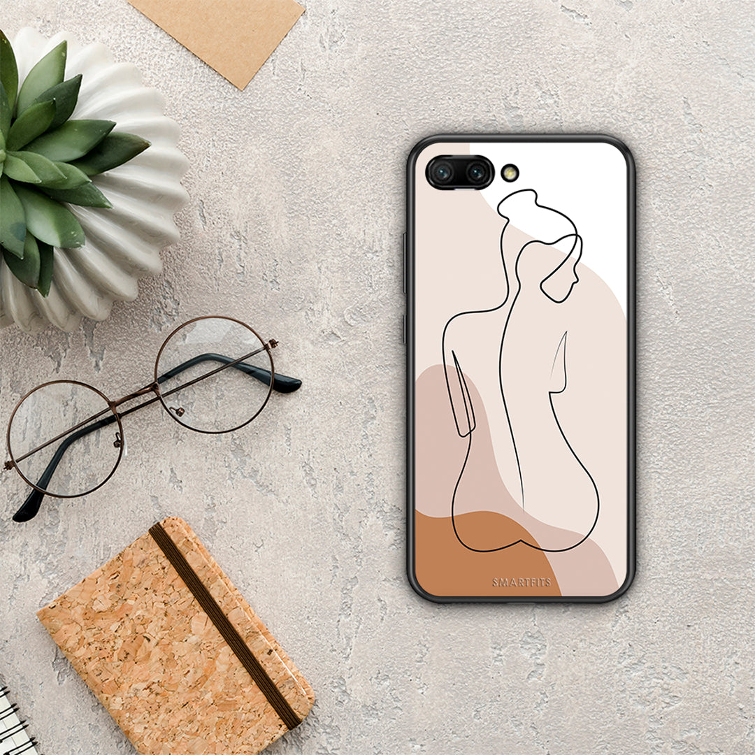 Lineart Woman - Honor 10 Case