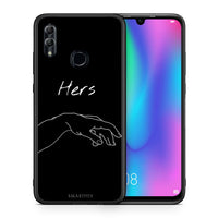 Thumbnail for Θήκη Αγίου Βαλεντίνου Honor 10 Lite Aeshetic Love 1 από τη Smartfits με σχέδιο στο πίσω μέρος και μαύρο περίβλημα | Honor 10 Lite Aeshetic Love 1 case with colorful back and black bezels