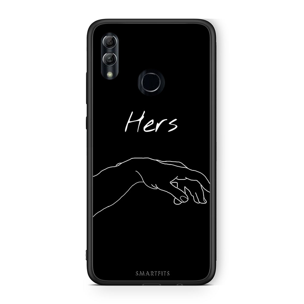 Honor 8x Aeshetic Love 1 Θήκη Αγίου Βαλεντίνου από τη Smartfits με σχέδιο στο πίσω μέρος και μαύρο περίβλημα | Smartphone case with colorful back and black bezels by Smartfits