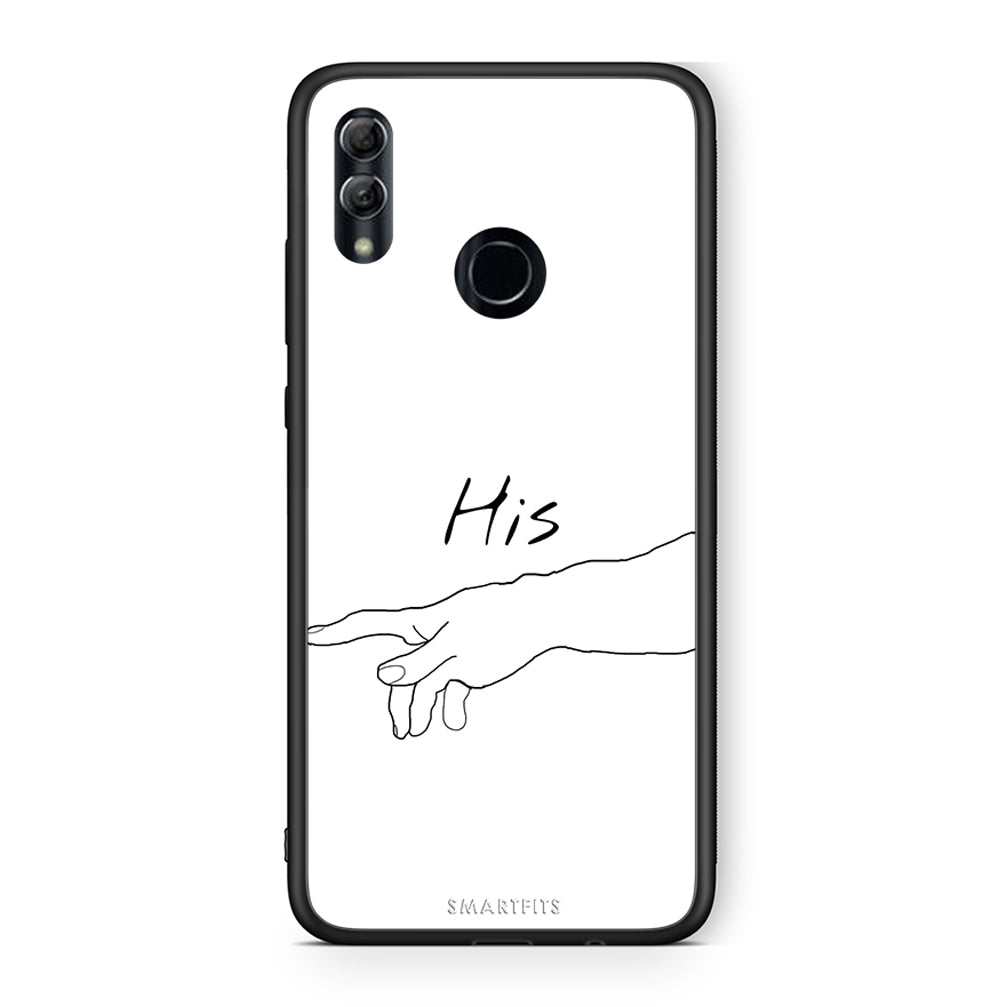 Honor 8x Aeshetic Love 2 Θήκη Αγίου Βαλεντίνου από τη Smartfits με σχέδιο στο πίσω μέρος και μαύρο περίβλημα | Smartphone case with colorful back and black bezels by Smartfits