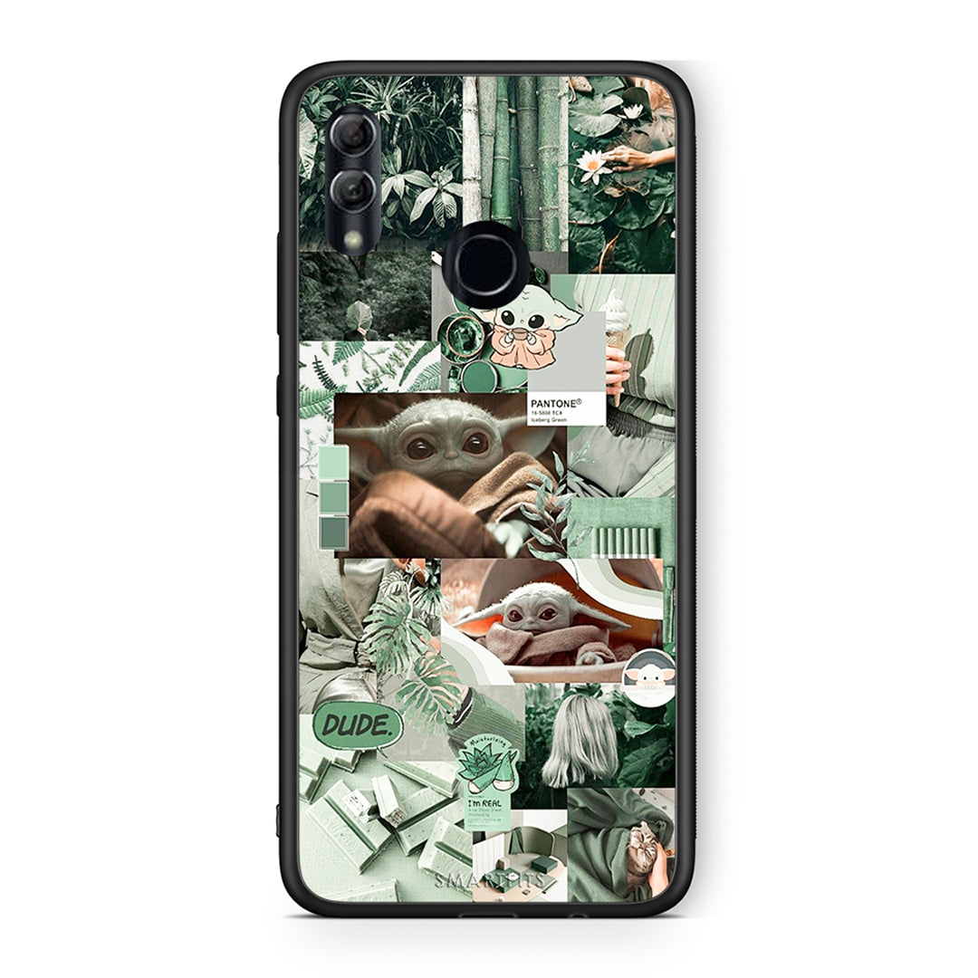 Honor 8x Collage Dude Θήκη Αγίου Βαλεντίνου από τη Smartfits με σχέδιο στο πίσω μέρος και μαύρο περίβλημα | Smartphone case with colorful back and black bezels by Smartfits