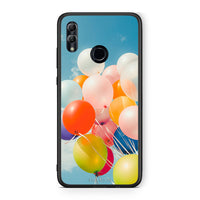 Thumbnail for Honor 8x Colorful Balloons θήκη από τη Smartfits με σχέδιο στο πίσω μέρος και μαύρο περίβλημα | Smartphone case with colorful back and black bezels by Smartfits