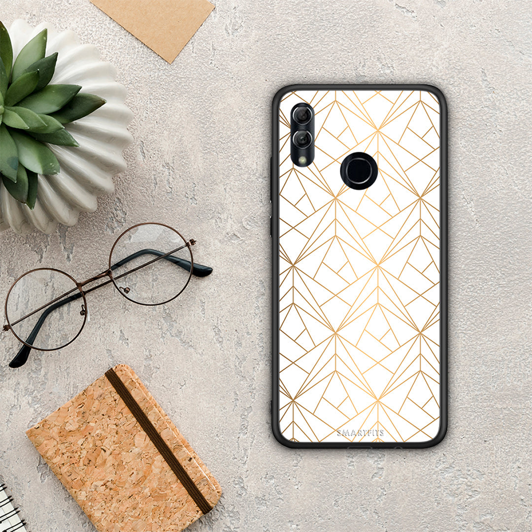Geometric Luxury White - Honor 8x case