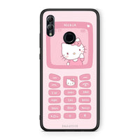 Thumbnail for Honor 8x Hello Kitten Θήκη Αγίου Βαλεντίνου από τη Smartfits με σχέδιο στο πίσω μέρος και μαύρο περίβλημα | Smartphone case with colorful back and black bezels by Smartfits