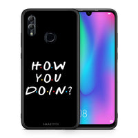 Thumbnail for Θήκη Honor 10 Lite How You Doin από τη Smartfits με σχέδιο στο πίσω μέρος και μαύρο περίβλημα | Honor 10 Lite How You Doin case with colorful back and black bezels