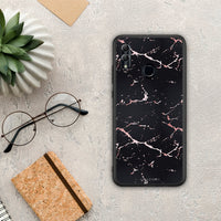 Thumbnail for Marble Black Rosegold - Honor 10 Lite case