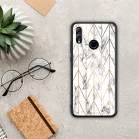 Thumbnail for Marble Gold Geometric - Honor 10 Lite case