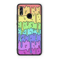 Thumbnail for Honor 10 Lite Melting Rainbow θήκη από τη Smartfits με σχέδιο στο πίσω μέρος και μαύρο περίβλημα | Smartphone case with colorful back and black bezels by Smartfits