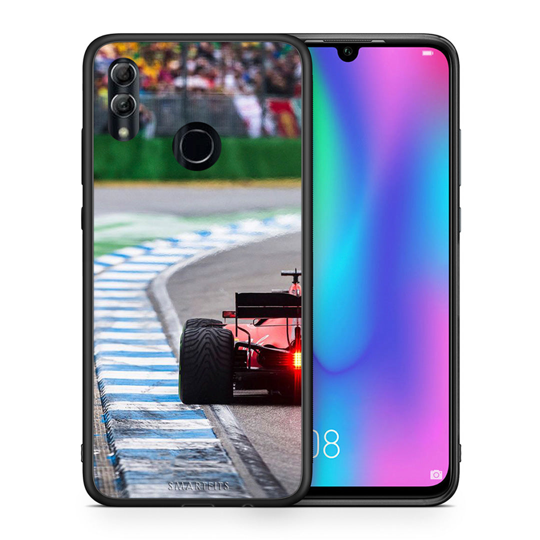 Θήκη Honor 10 Lite Racing Vibes από τη Smartfits με σχέδιο στο πίσω μέρος και μαύρο περίβλημα | Honor 10 Lite Racing Vibes case with colorful back and black bezels