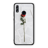 Thumbnail for Honor 8x Red Rose θήκη από τη Smartfits με σχέδιο στο πίσω μέρος και μαύρο περίβλημα | Smartphone case with colorful back and black bezels by Smartfits