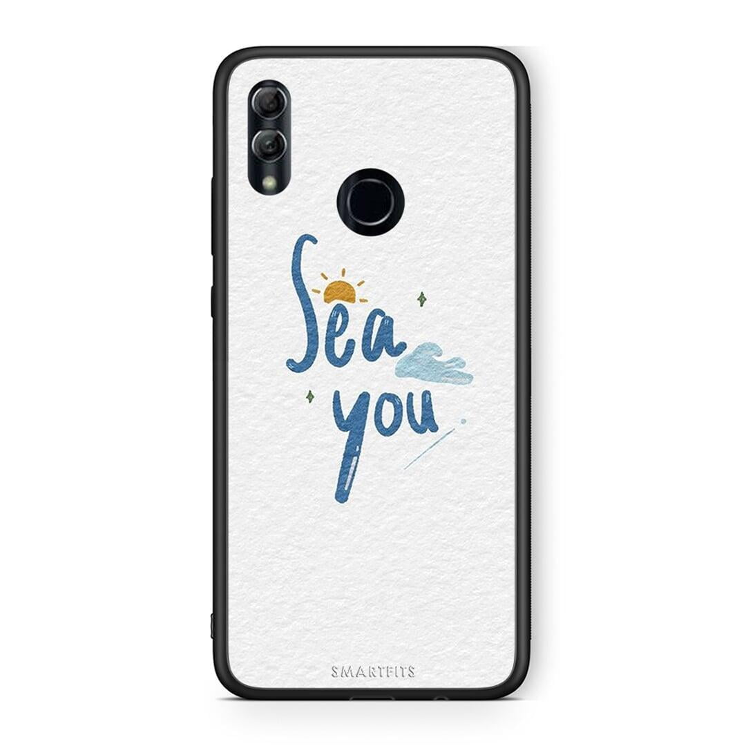Honor 8x Sea You Θήκη από τη Smartfits με σχέδιο στο πίσω μέρος και μαύρο περίβλημα | Smartphone case with colorful back and black bezels by Smartfits