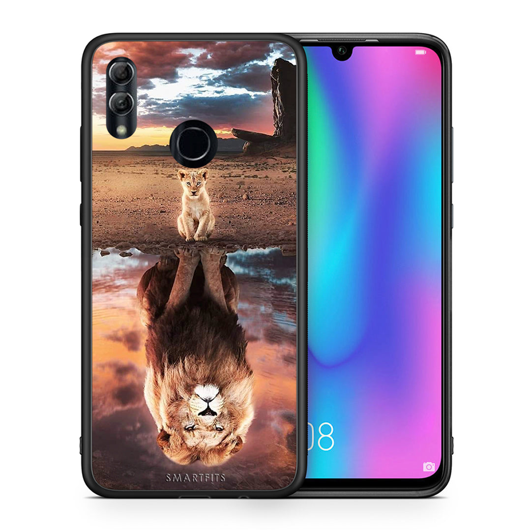 Θήκη Αγίου Βαλεντίνου Honor 10 Lite Sunset Dreams από τη Smartfits με σχέδιο στο πίσω μέρος και μαύρο περίβλημα | Honor 10 Lite Sunset Dreams case with colorful back and black bezels