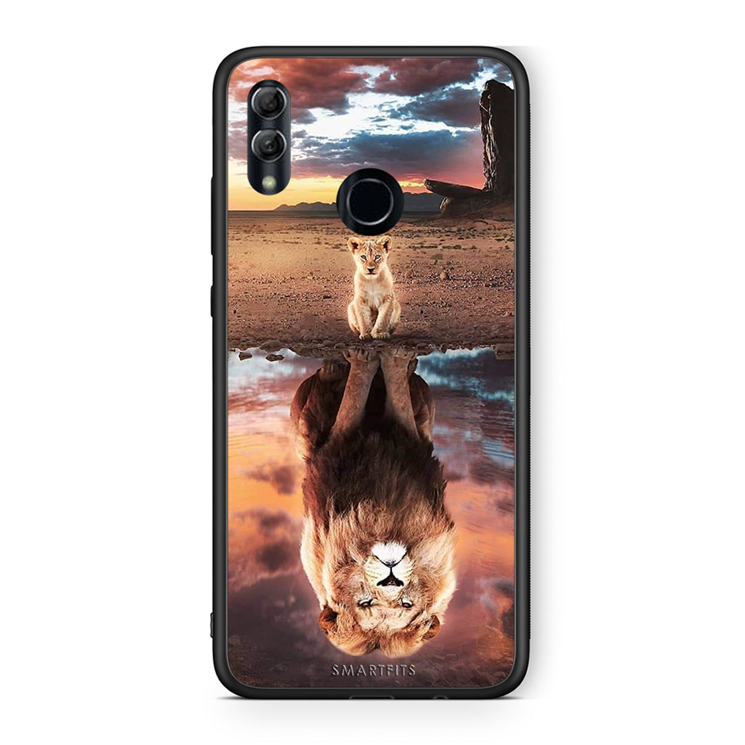 Honor 8x Sunset Dreams Θήκη Αγίου Βαλεντίνου από τη Smartfits με σχέδιο στο πίσω μέρος και μαύρο περίβλημα | Smartphone case with colorful back and black bezels by Smartfits