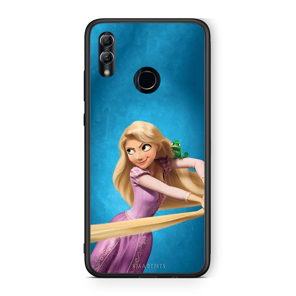 Honor 10 Lite Tangled 2 Θήκη Αγίου Βαλεντίνου από τη Smartfits με σχέδιο στο πίσω μέρος και μαύρο περίβλημα | Smartphone case with colorful back and black bezels by Smartfits