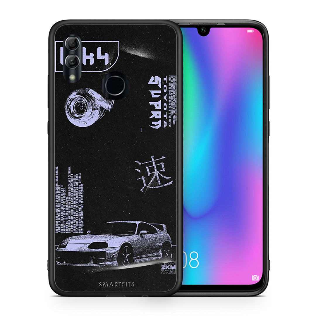 Θήκη Αγίου Βαλεντίνου Honor 10 Lite Tokyo Drift από τη Smartfits με σχέδιο στο πίσω μέρος και μαύρο περίβλημα | Honor 10 Lite Tokyo Drift case with colorful back and black bezels