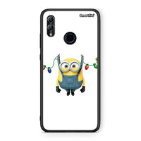 Thumbnail for Huawei Honor 8x Xmas Minion Lights θήκη από τη Smartfits με σχέδιο στο πίσω μέρος και μαύρο περίβλημα | Smartphone case with colorful back and black bezels by Smartfits