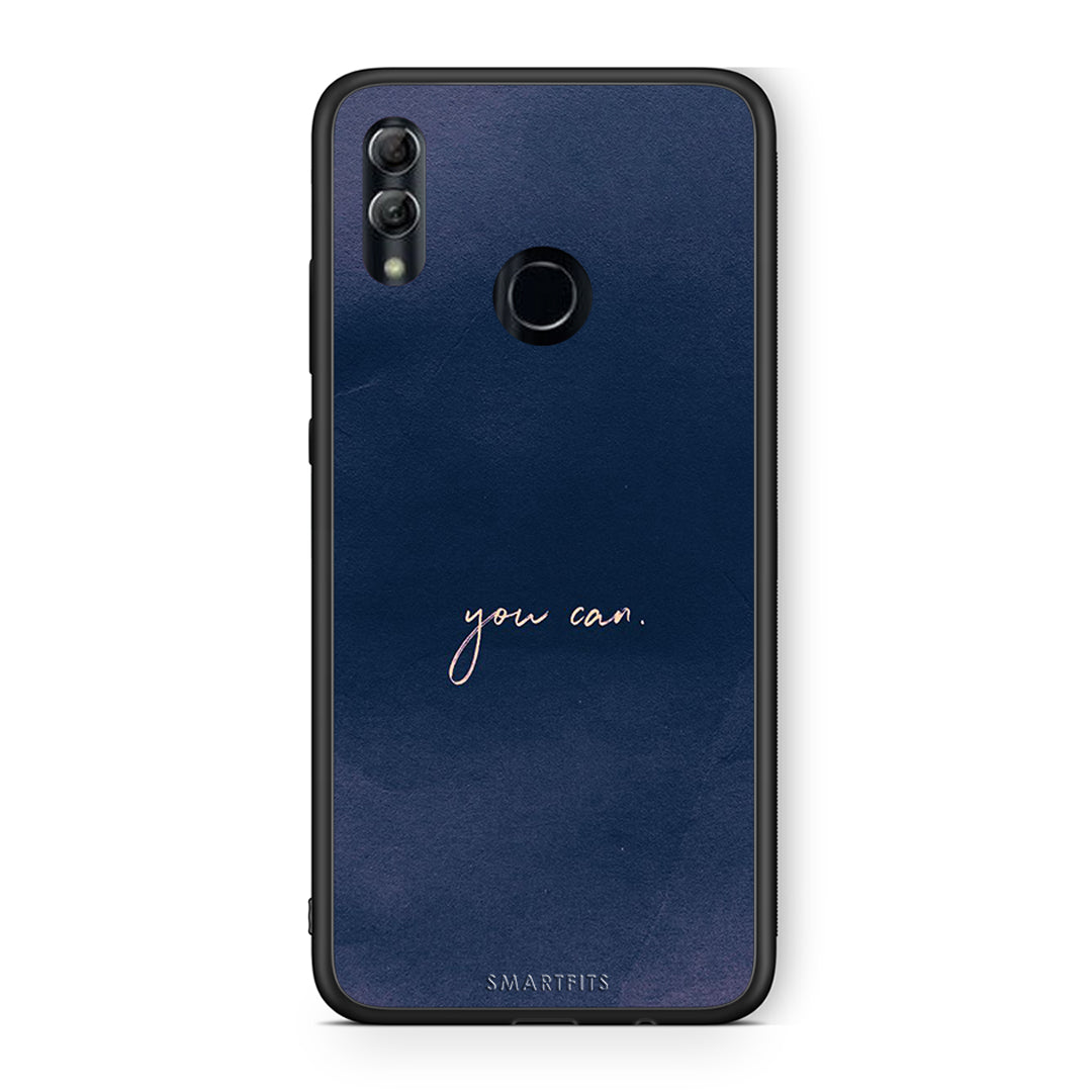 Honor 10 Lite You Can θήκη από τη Smartfits με σχέδιο στο πίσω μέρος και μαύρο περίβλημα | Smartphone case with colorful back and black bezels by Smartfits