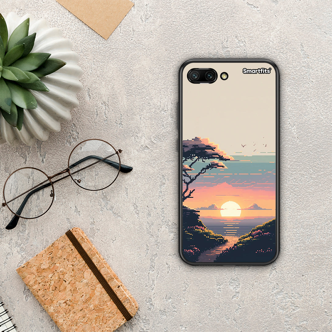 Pixel Sunset - Honor 10 case