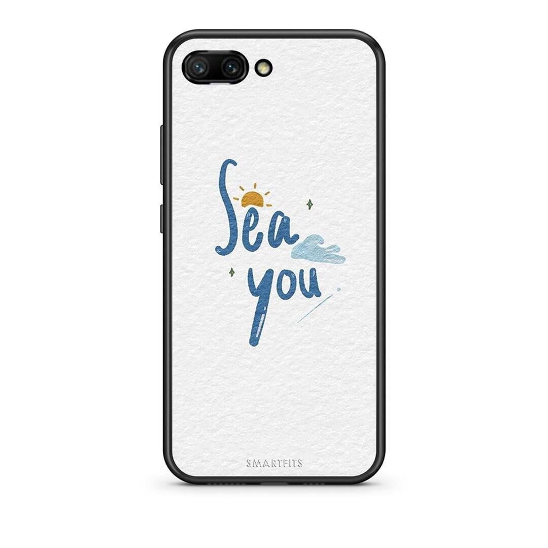 Honor 10 Sea You Θήκη από τη Smartfits με σχέδιο στο πίσω μέρος και μαύρο περίβλημα | Smartphone case with colorful back and black bezels by Smartfits