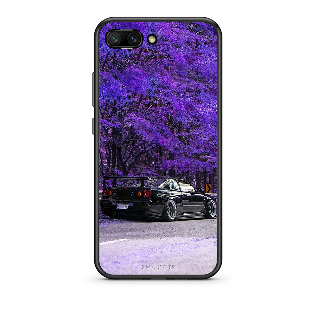 Honor 10 Super Car Θήκη Αγίου Βαλεντίνου από τη Smartfits με σχέδιο στο πίσω μέρος και μαύρο περίβλημα | Smartphone case with colorful back and black bezels by Smartfits