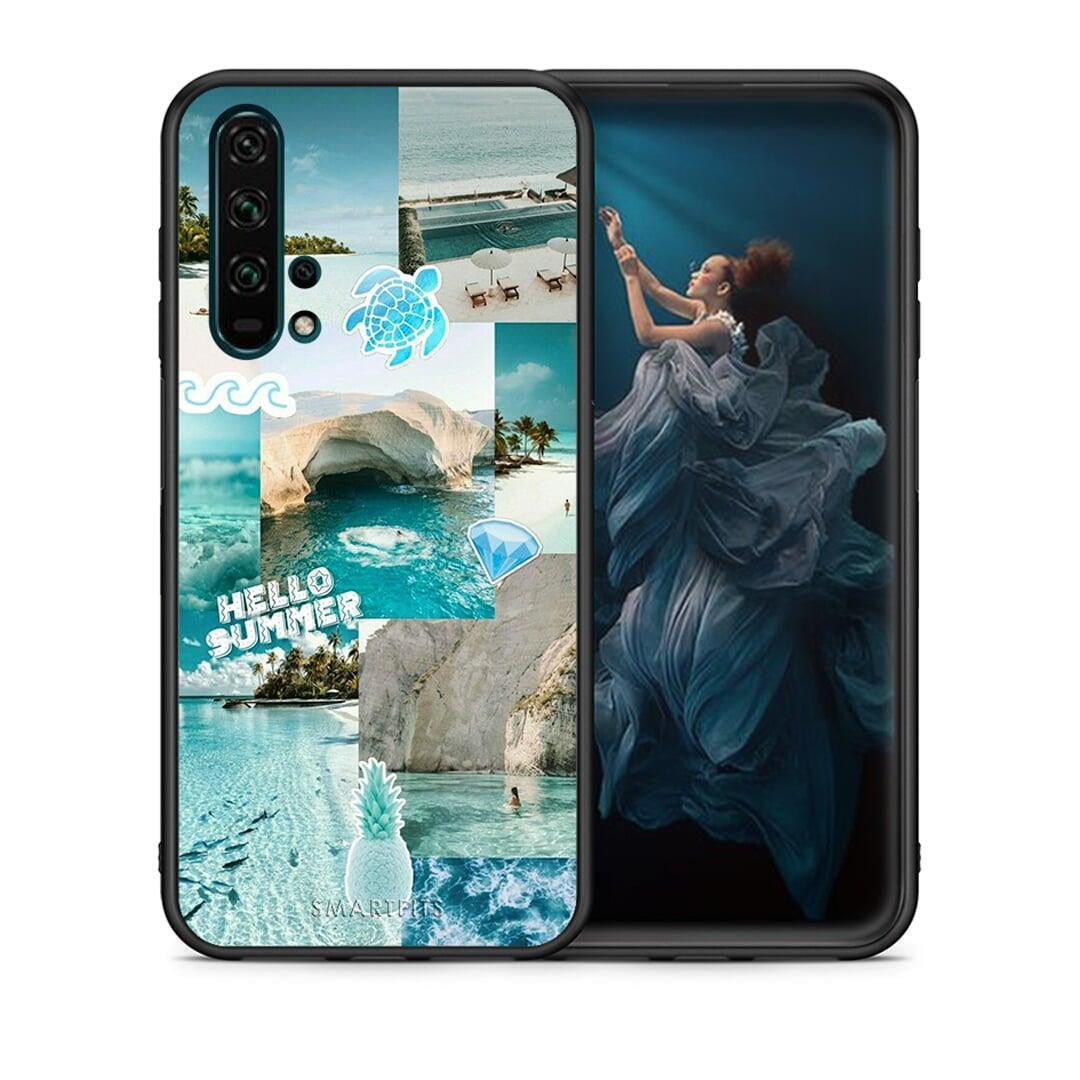 Θήκη Honor 20 Pro Aesthetic Summer από τη Smartfits με σχέδιο στο πίσω μέρος και μαύρο περίβλημα | Honor 20 Pro Aesthetic Summer case with colorful back and black bezels