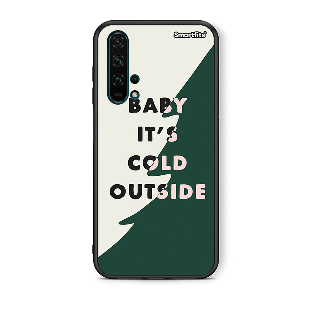 Θήκη Huawei Honor 20 Pro Cold Outside από τη Smartfits με σχέδιο στο πίσω μέρος και μαύρο περίβλημα | Huawei Honor 20 Pro Cold Outside case with colorful back and black bezels