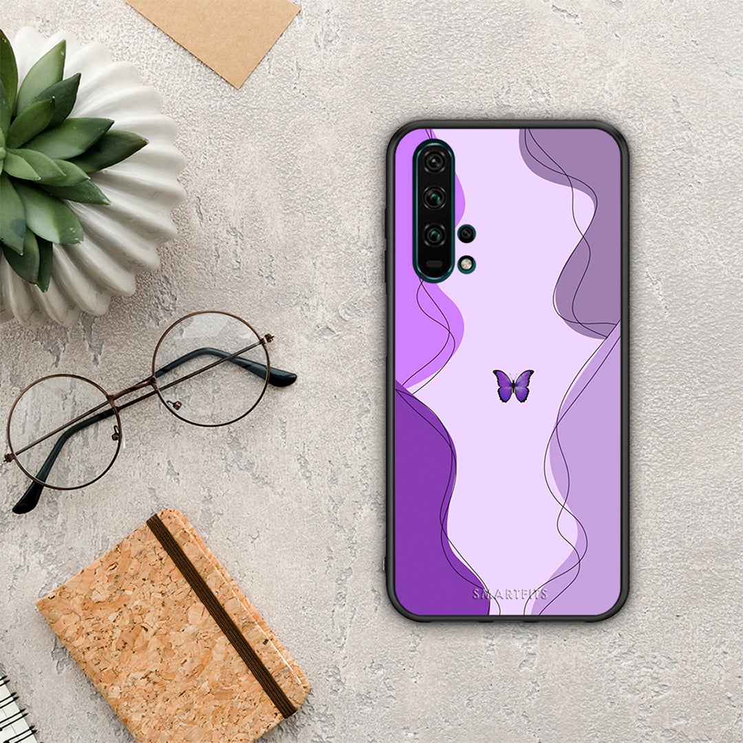 Purple Mariposa - Honor 20 Pro case