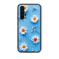 Thumbnail for Θήκη Honor 20 Pro Real Daisies από τη Smartfits με σχέδιο στο πίσω μέρος και μαύρο περίβλημα | Honor 20 Pro Real Daisies case with colorful back and black bezels